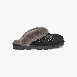 Ugg Coquette Galaxy Women Slippers Black (2714ANPVU)